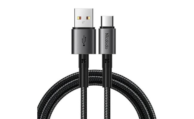 Mcdodo CA-3591 Charging & Data Cable USB to USB-C 1.8m 100W, 6A, 480Mbps - Black
